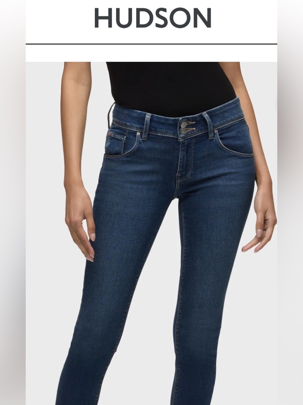 Hudson Jeans Collin Obsess Midrise Skinny Jeans